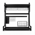Escurridor de Platos de 2 Niveles con Organizador Multifuncional NovaHaus